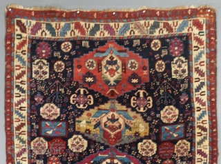 Long Northwest Persian Runner, Wool, c.1880-1920,Possibly Earlier,  Very Good Condition, Small Corner Patch, Pile, Mostly Good.
Needs a gentle bath.
Measures 138" X 45"
SOLD          