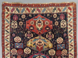 Long Northwest Persian Runner, Wool, c.1880-1920,Possibly Earlier,  Very Good Condition, Small Corner Patch, Pile, Mostly Good.
Needs a gentle bath.
Measures 138" X 45"
SOLD          