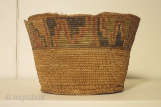 Basket, Tiwanaku culture, Bolivia, circa 800-1100AD, diameter 6 1/2 inches, height 4 inches                    