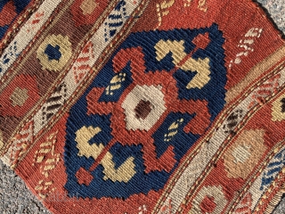 Central Anatolian bag, late 19th century, 80 x 44 cm, good colors and condition.                   