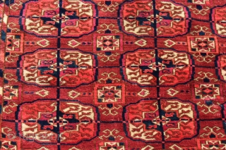 Tekke rug C1900, 164 x 120, Full pile, old repair                       