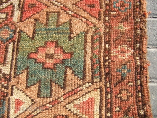 Kurdish rug fragment.Size: 188x95-cm /74.0x37.4-inches
Good luck to all
                         