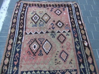 Kurdish kilim.Size:230x115-cm / 90.5x45.2-inches
Good luck to all                          