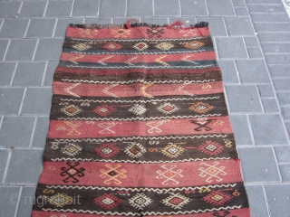 Turkish Kilim, synthetic colors                             