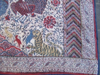  PERSIAN KALAMKARI  Size: 175x110-cm / 68.8x43.3-inches
sold                         