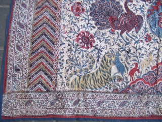  PERSIAN KALAMKARI  Size: 175x110-cm / 68.8x43.3-inches
sold                         