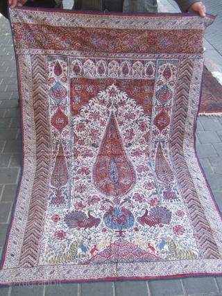  PERSIAN KALAMKARI  Size: 175x110-cm / 68.8x43.3-inches
sold                         