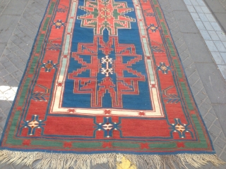 Caucasian kilim size:410x142-cm ask                             