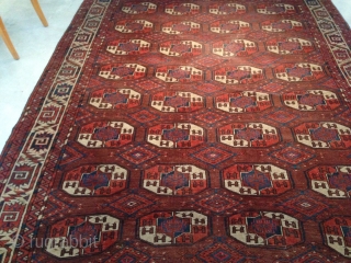 Yomud Rug size : 200x343-cm need to wash good price ask
                      