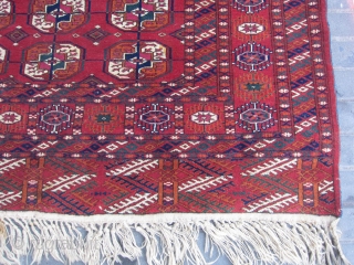 TEKE RUG TURKOMAN ORIENTAL wool   size: 150x120-cm ask                       