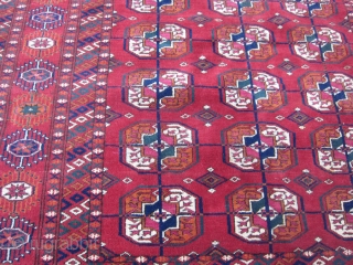 TEKE RUG TURKOMAN ORIENTAL wool   size: 150x120-cm ask                       