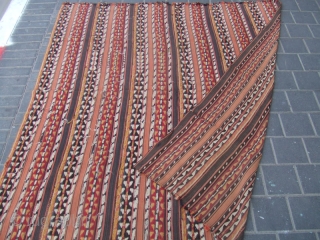 antique persian jajim/jajem KILIM/BLANKET Size: 164x150-cm  / 64.5x59.0-inches                        