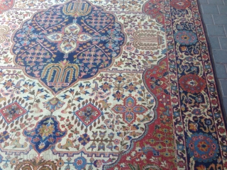 Persian Tabriz rug size: 322x230-cm. pleaes ask                          