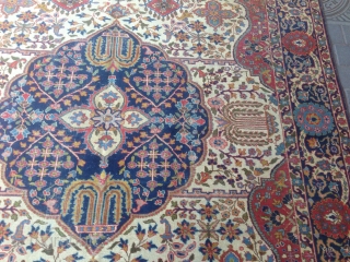 Persian Tabriz rug size: 322x230-cm. pleaes ask                          