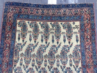 Persian rug antiqe mint condishen write Mubarak end have a date size:206x121-cm good price                   