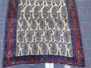 Persian rug antiqe mint condishen write Mubarak end have a date size:206x121-cm good price                   