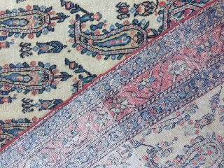 Persian rug antiqe mint condishen write Mubarak end have a date size:206x121-cm good price                   