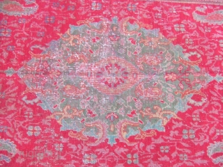 Antique turkish Rug size:170x115-cm / 66.9x45.2-inches
                           