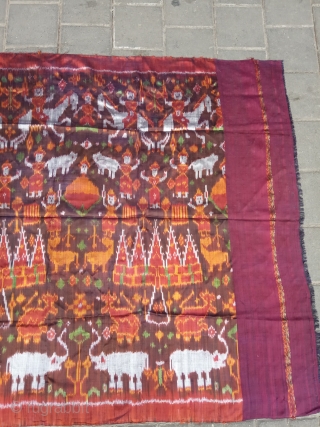 Cambodian /Khemer silk ikat size:170x95-cm please ask                          