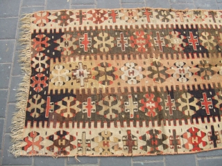 Anatolian Kilim,  Fragmented Size:136x82-cm / 53.5x32.2-inches 
Good luck to all                      