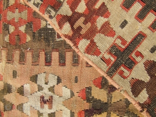 Anatolian Kilim,  Fragmented Size:136x82-cm / 53.5x32.2-inches 
Good luck to all                      