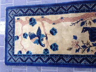 Peiking China small rug size:123x60-cm good price ask                         