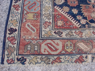 Caucasian Rug size:203x140-cm / 79.9x55.1-inches                            