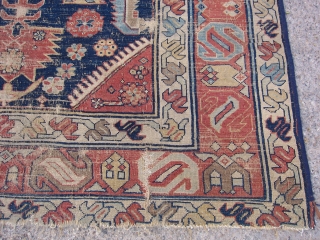 Caucasian Rug size:203x140-cm / 79.9x55.1-inches                            