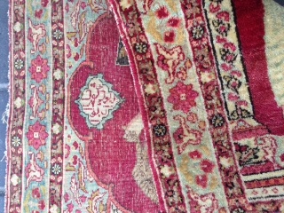 Lavar carman Persian antiqe size:68x60-cm ask                           