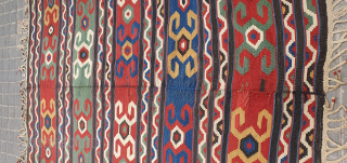 Kilim antiqe caucasian size:207x195-cm please ask                           
