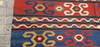 Kilim antiqe caucasian size:207x195-cm please ask                           