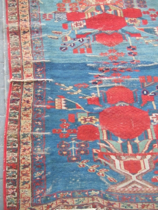 Antique Gorgeous Persian Afshar 144x112-cm / 56.6x44.0-inches More information please mail me                     
