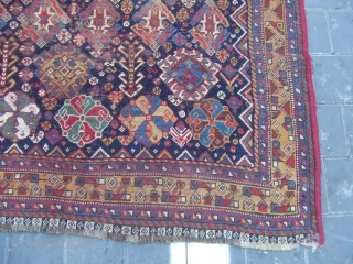 Antique Gashgai Lovely natural colors size:222x135-cm / 87.4x53.1-inches free shiping 
 ask 
                    