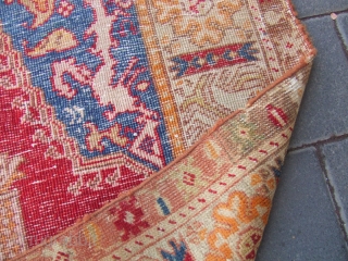 ANTIQUE TURKISH PRAYER rug Size: 154x102-cm / 60.6x40.1-inches   best offer
                     