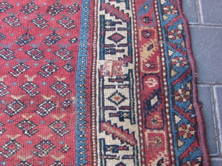 CAUCASIAN or turki rug size:170x127-cm / 66.9x50-inches                          