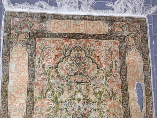 Turki hereke silk size:150x100-cm ask                            