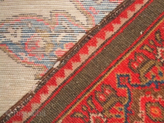  antique Malayer rug need to be repaired size 190x117-cm / 74.8x46.0-inches
                     