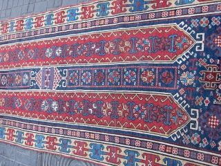 Caucasisan kazak size:257x105-cm / 101.1x41.3-inches please ask                          