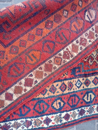 Kurdish rug antiqe size:210x118-cm please ask                           