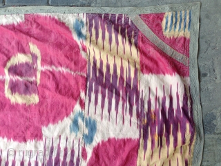 a antique Silk adras Ikat size:183x152-cm ask                          