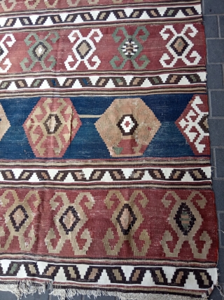 Caucasian kilim antiqe size:300x165-cm please ask                           