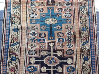 Caucasian rug size :110x72-cm free shipping please ask                         