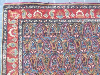 ORIGINAL ANTIQUE TURKISH CARPET HAND WOVEN
Size: 220x142-cm / 86.6x55.9-inches
Year: 1900-1930
                       