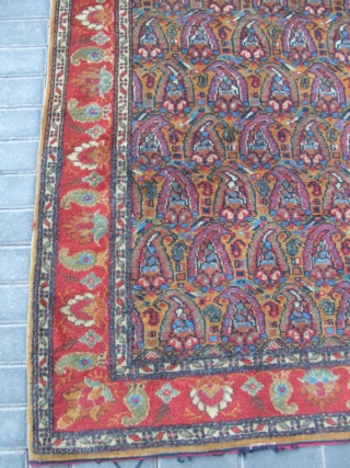 ORIGINAL ANTIQUE TURKISH CARPET HAND WOVEN
Size: 220x142-cm / 86.6x55.9-inches
Year: 1900-1930
                       