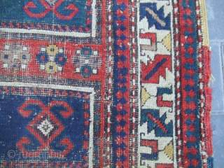 Rare Antique Caucasian Area Rug Carpet 1880 
The carpet  is a hand woven with wool on wool , have absolutely gorgeous background and decorated with beautiful floral patterns 
The carpet has  ...