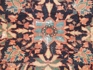 sarouk fereghan antique rug 1900
This is antique beautiful sarouk fereghan rug carpet 1900.
it made by hand with wool on cotton . 
It have a beautiful colors .       ...