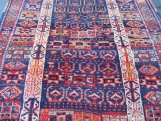 ANTIQUE KURDISH RUG HAND KNOTTED 1910
Size: 183x122- cm / 72.0x48.0 -inches
                      