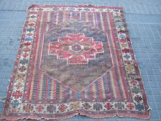 Antique Gorgeous Persian Afshar Rug Size:163x122-cm /64.1x48.0-inches
it made by hand with wool on wool. It have a beautiful  colors with  patterns .          ...