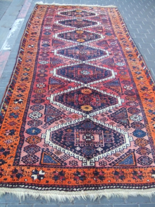 Turkish Yuruk rug,wool, Eastern Turkey, Kurdish weaving,early 20thC ,The rug in very good condition size:335x140-cm/ 131.8x55.1-inches 
Price:999$ 0r Best Offer Good luck to all 
        