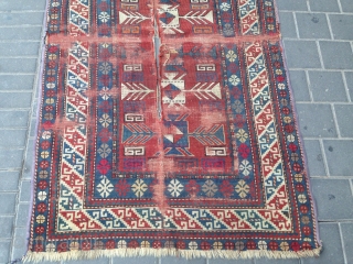 Antiqe Caucasian size: 165x102-cm please ask, some synthetic dyes.                        